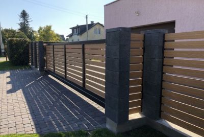 современные откатные ворота цена