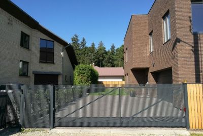 откатные ворота под ключ	
